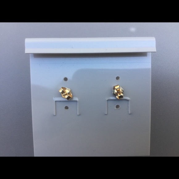 14K Tanzanite and Diamond Earrings - Picture 3 of 5